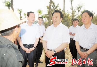 王君在山西晉中市調(diào)研造林綠化工作