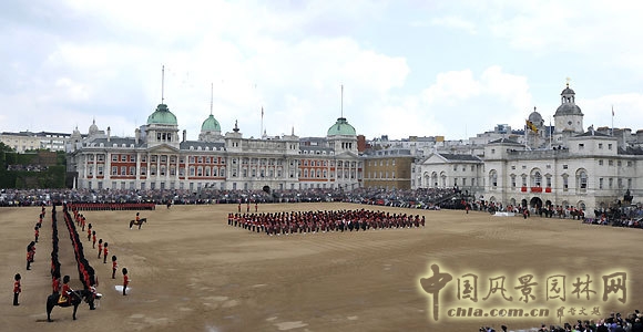 英國皇家騎兵衛(wèi)隊(duì)閱兵場 中國風(fēng)景園林網(wǎng)