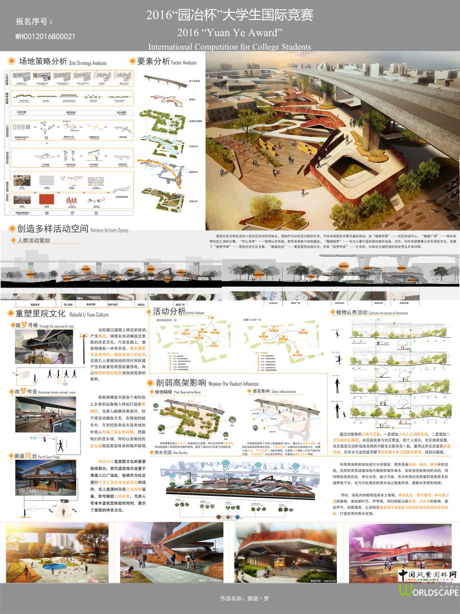 2016“園冶杯”大學(xué)生國(guó)際競(jìng)賽主題組文化景觀一等獎(jiǎng)獲獎(jiǎng)名單公示