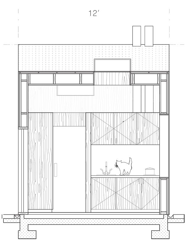美國芝加哥小住宅設(shè)計