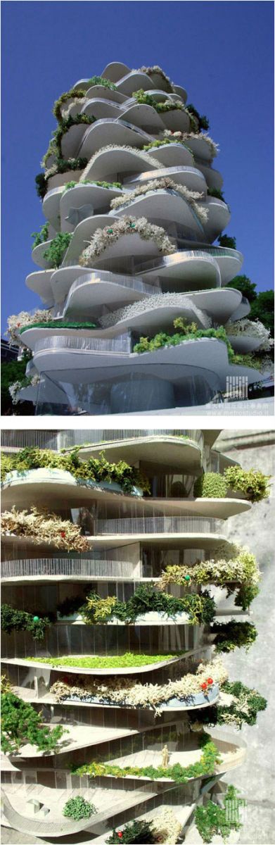 全球28個經典的垂直綠化、屋頂花園