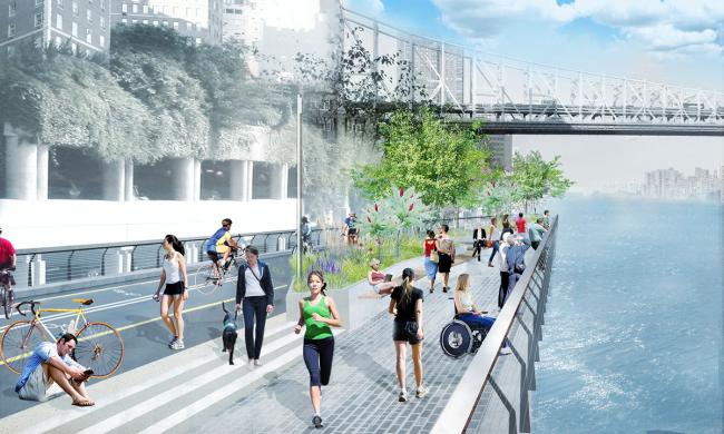 曼哈頓新東河散步道設(shè)計計劃公布