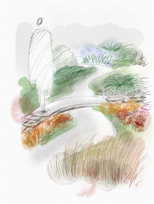 河北省第二屆（秦皇島）園博會花境創(chuàng)意作品——山海境